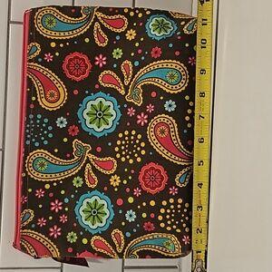 Brown Paisley Thirty-one Zippered Pouch